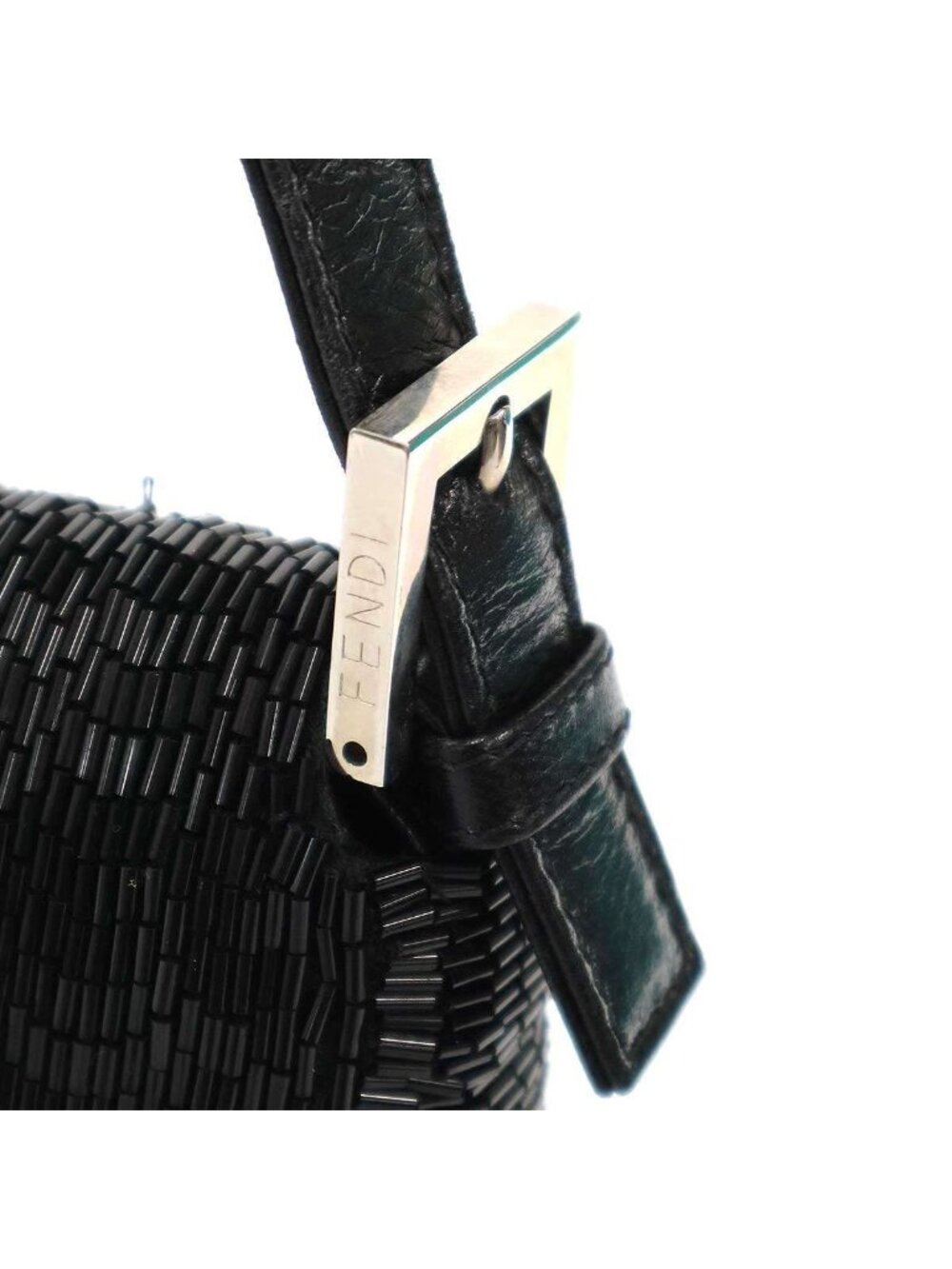 Fendi Beaded Mamma Baguette Bag Black - Picture 8 of 10